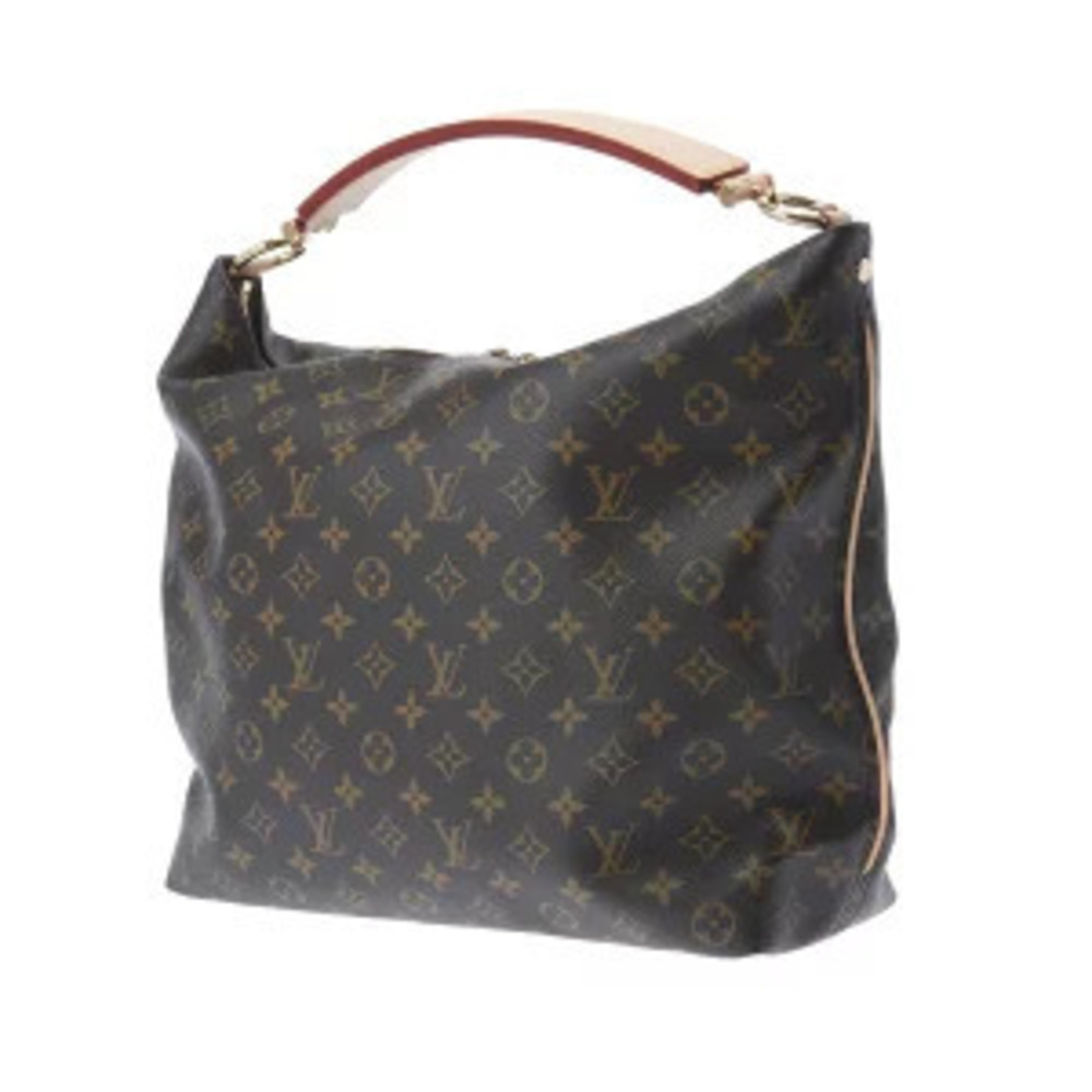 Louis Vuitton Shoulder Brown Bag Shoulder Monogram Canvas Sully